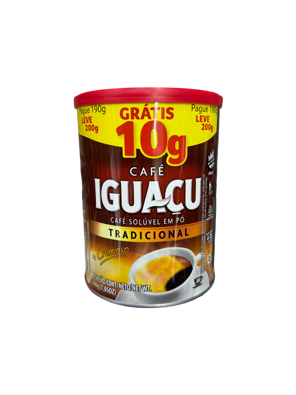 Café Solúvel Tradicional Iguaçu 200g