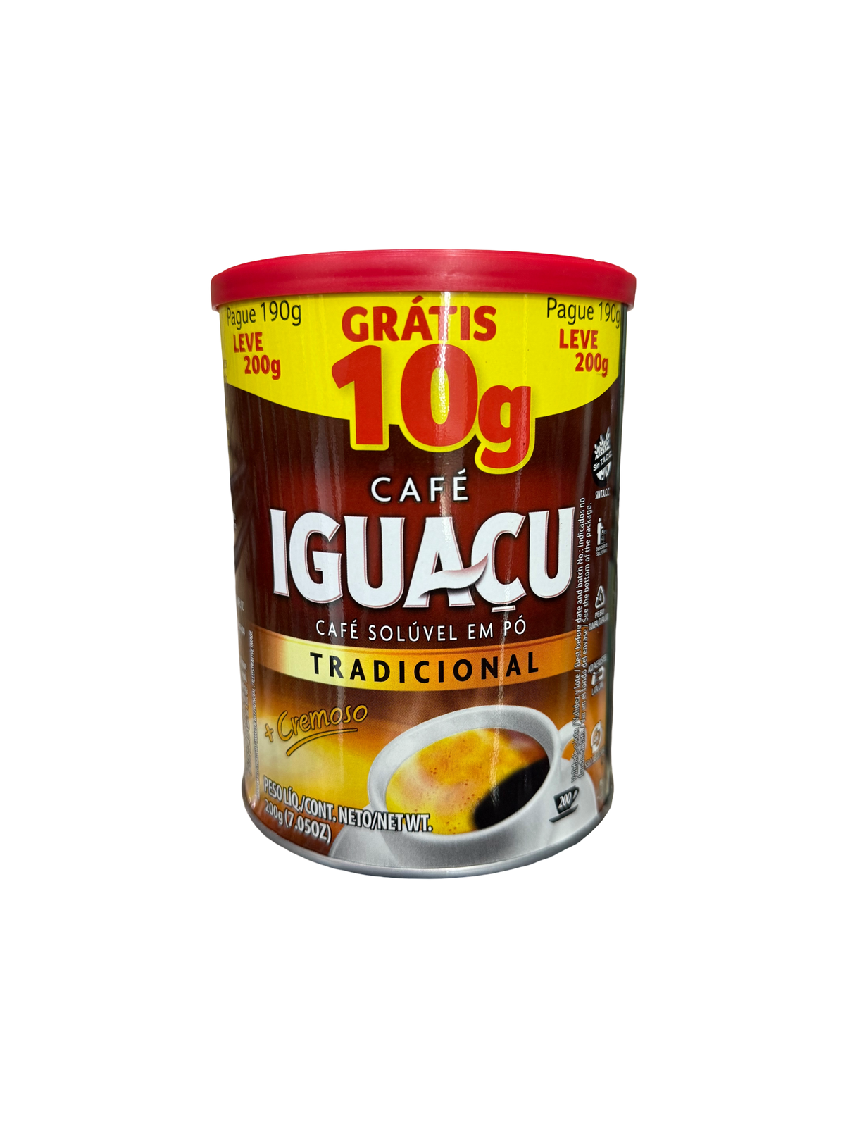Café Solúvel Tradicional Iguaçu 200g