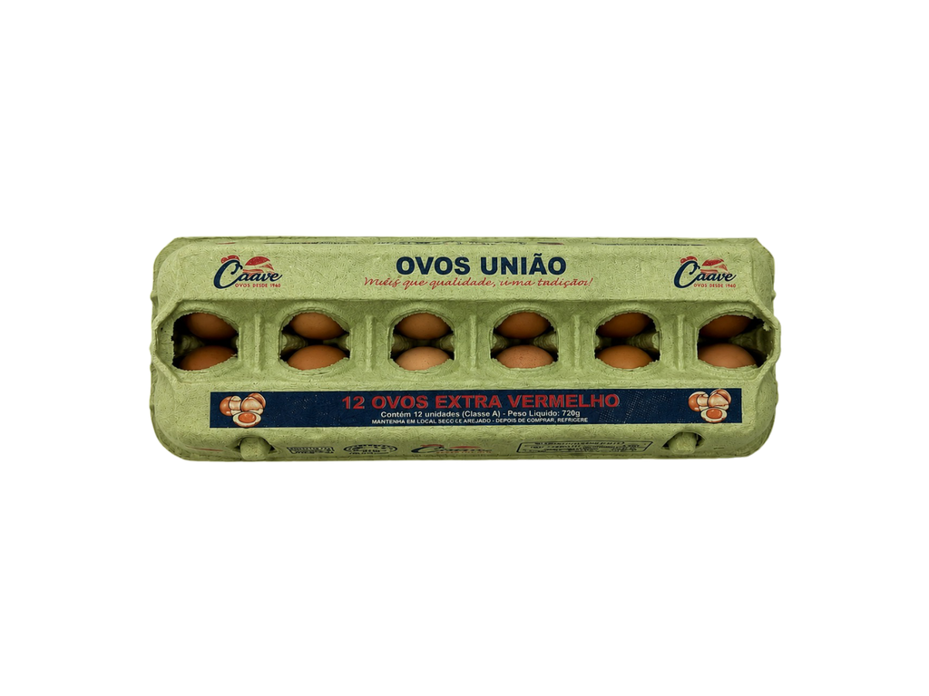 Ovos Vermelhos Caixa União C/12