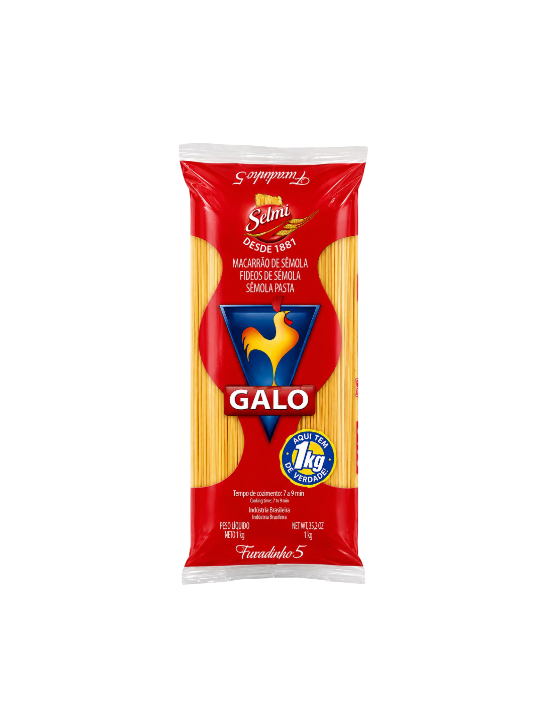 Macarrão Galo Sêmola 1kg