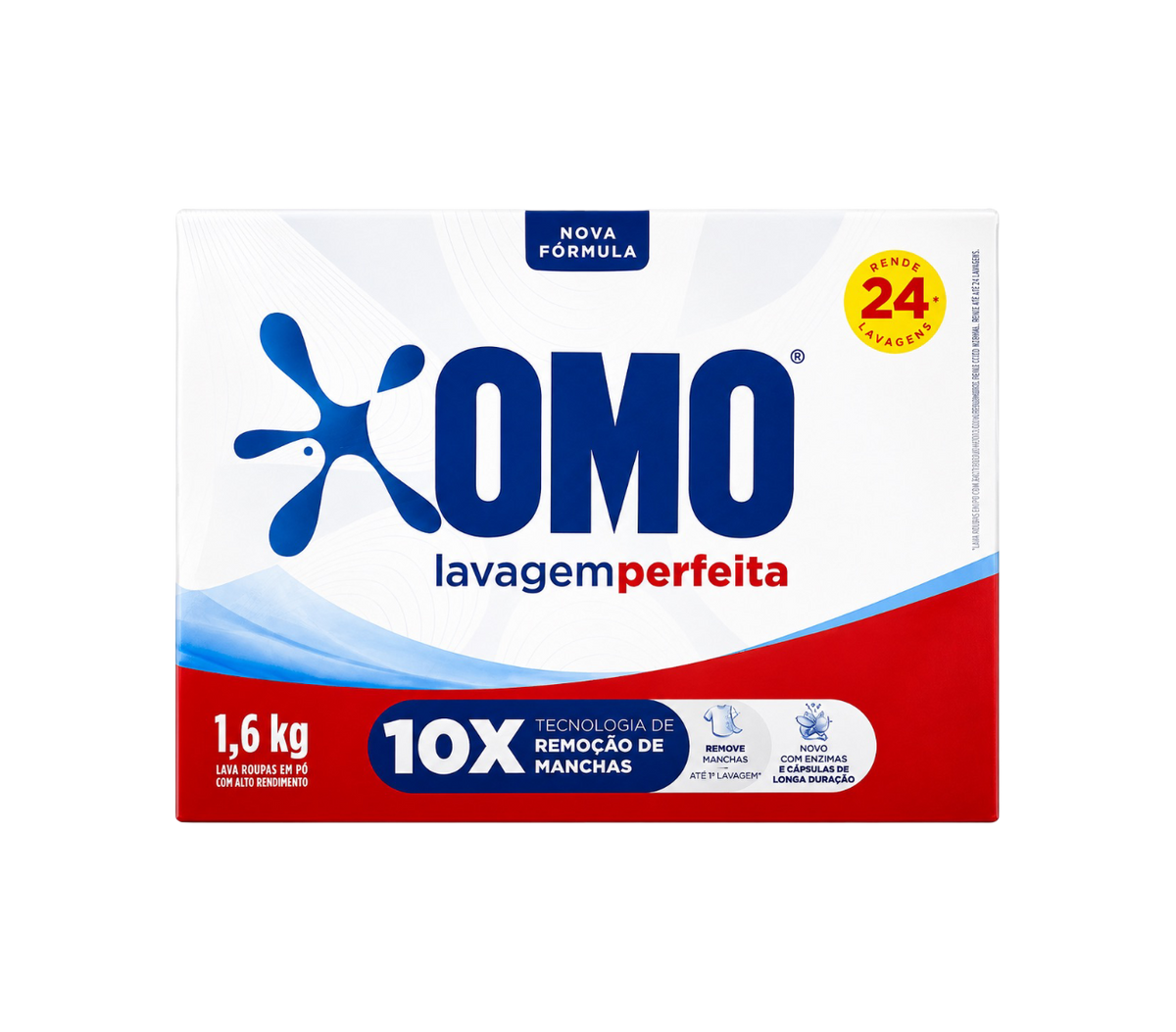 Lava Roupas Omo 1,6kg