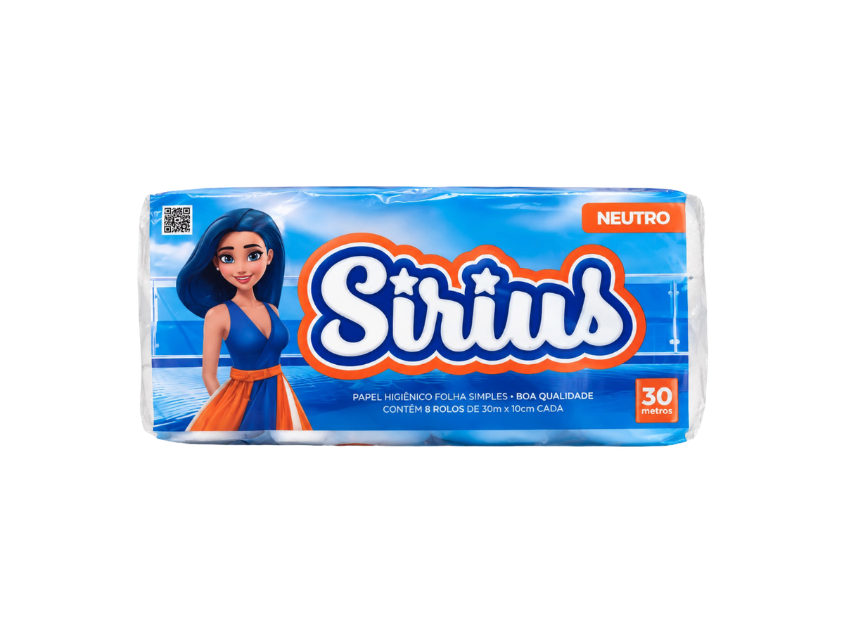 Papel higiênico Sirius C/8